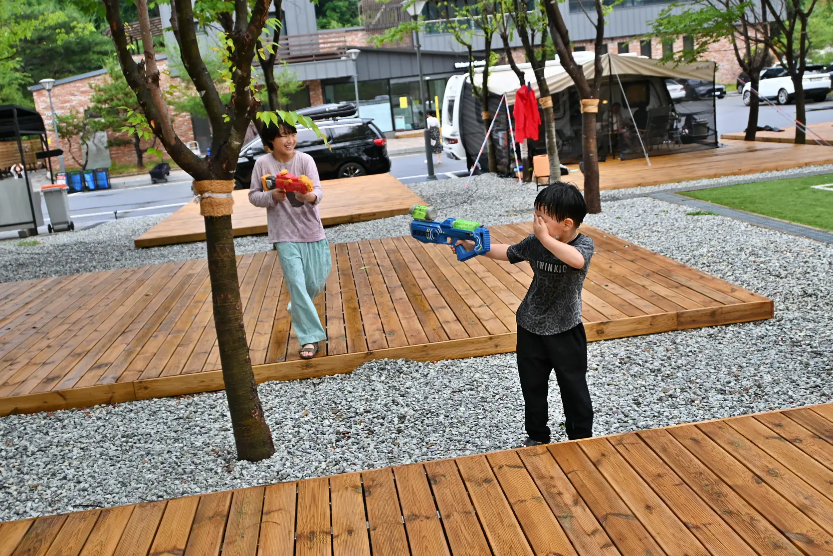 홍천 너의아지트가 되어줄께 캠핑장과 코오롱 오두막 쉘터 피칭후기 사진 10