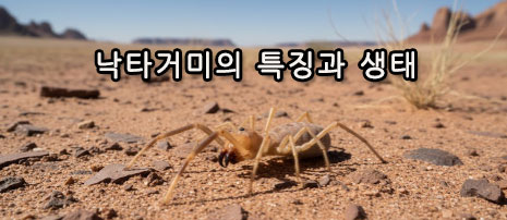 낙타거미의 특징과 생태