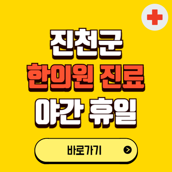 진천군 야간 휴일 한의원 한방병원 찾기 ❘ 24시 일요일 주말 연휴 응급진료 추천 잘하는 곳