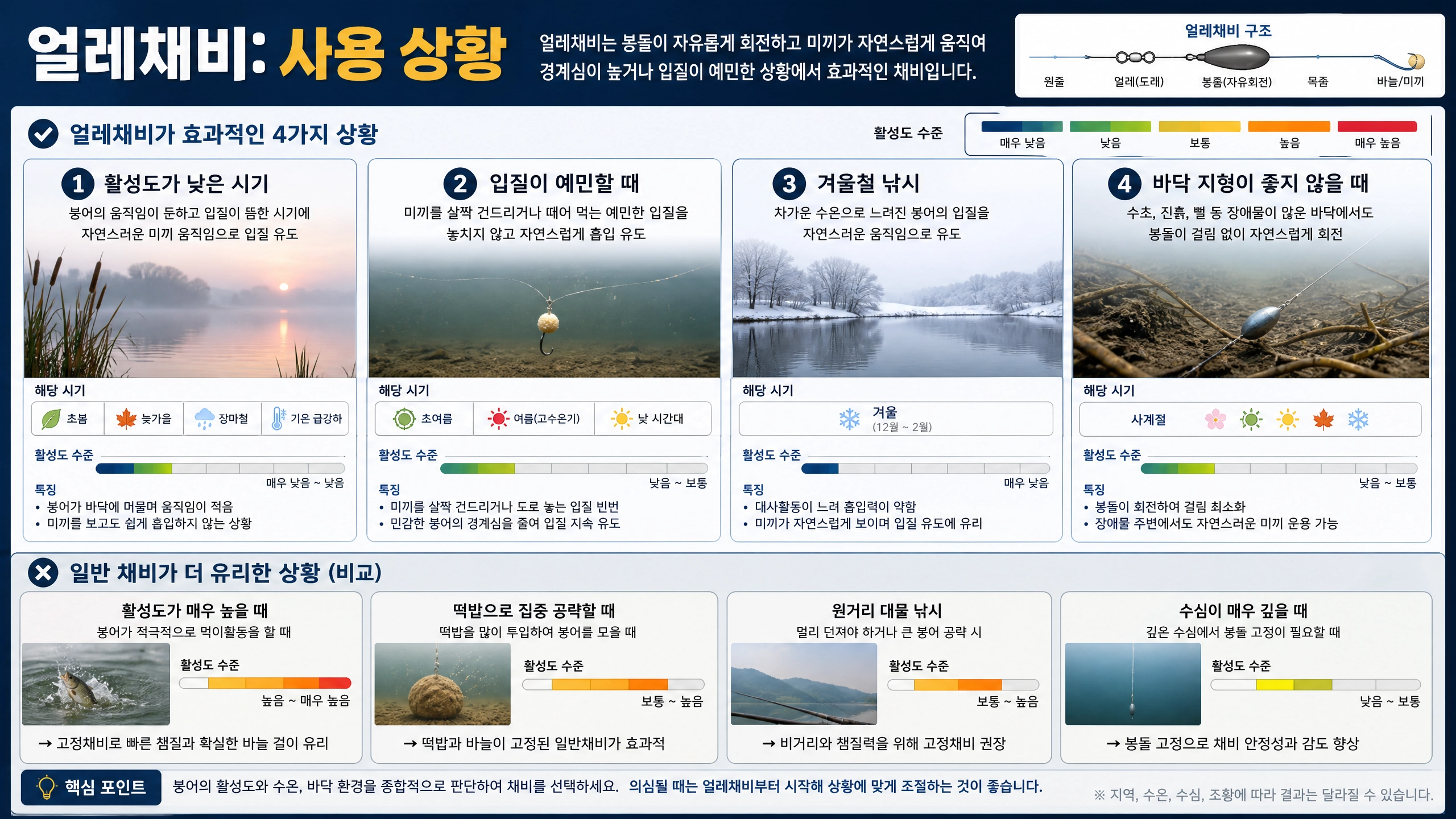얼레채비 사용상황