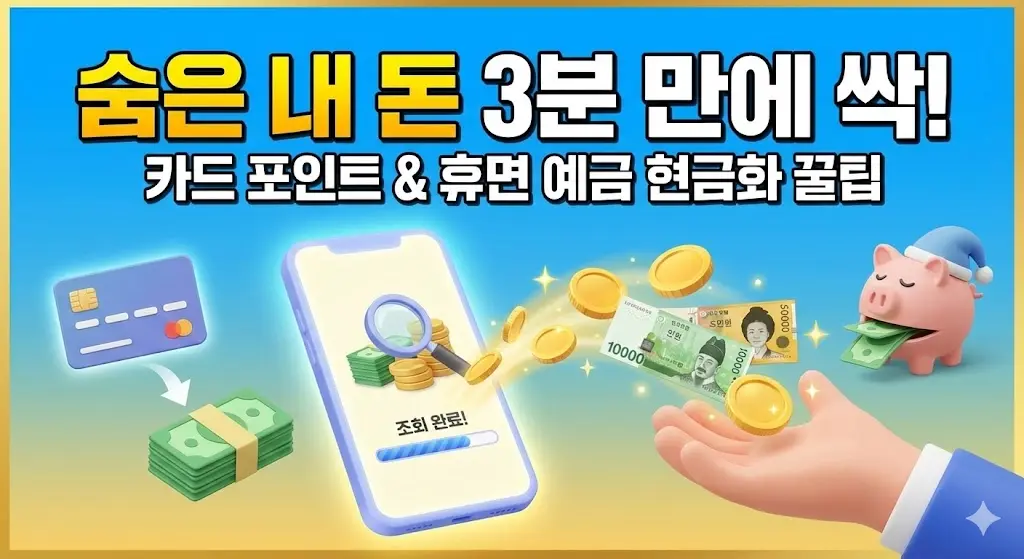 카드 포인트 통합 조회 및 현금화