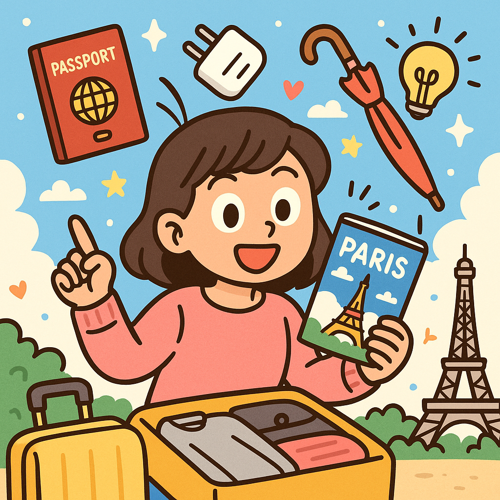 프랑스 여행 준비물 체크리스트