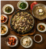 충남 부여 한우파불고기&한우사골물냉면 삼정식당
