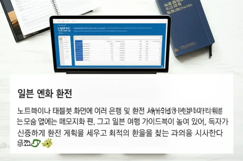 일본 엔화 환전 성공을 돕는 엔화 환율 비교 전략