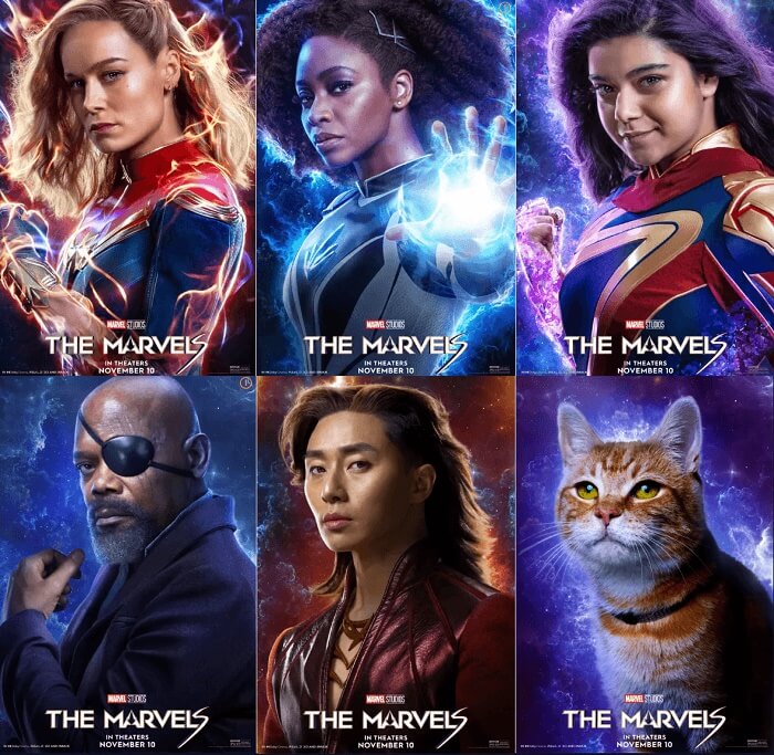 더 마블스 포스터