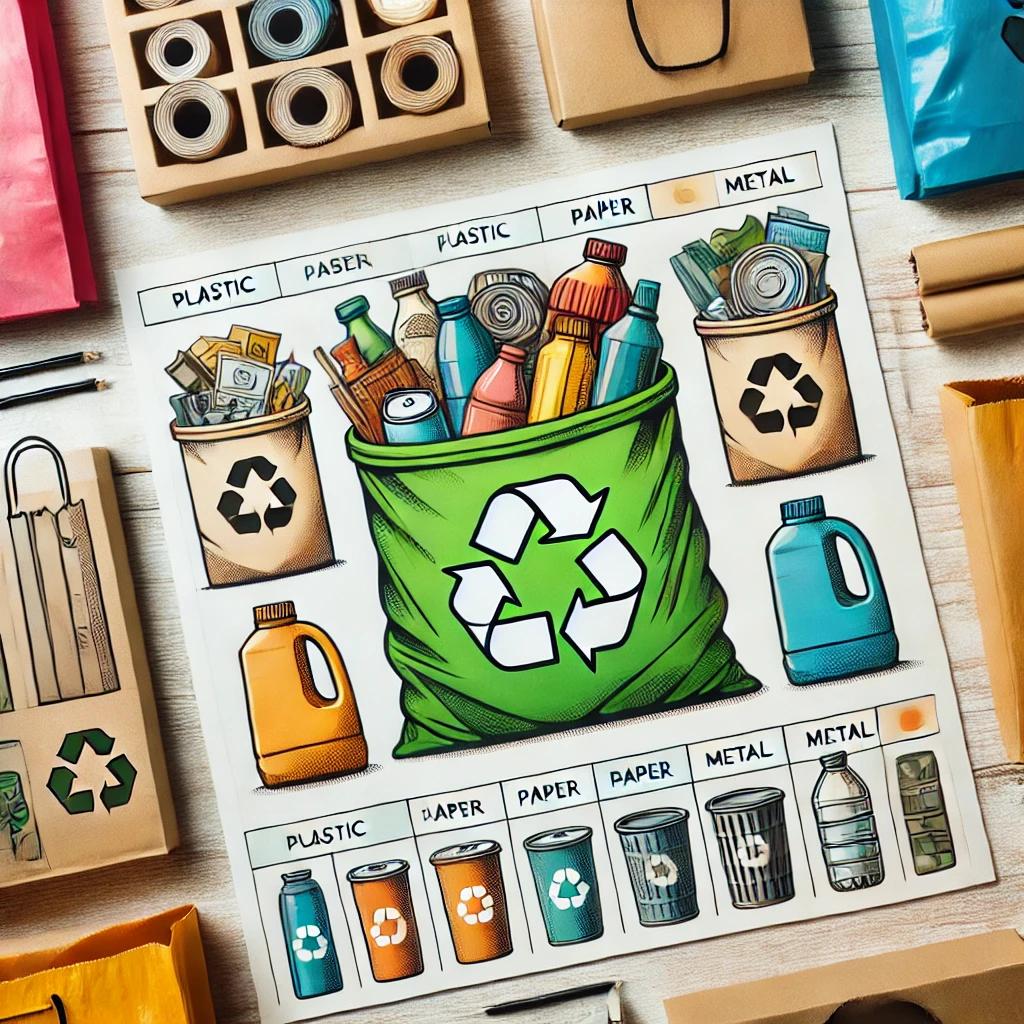 재활용 분리수거 가방