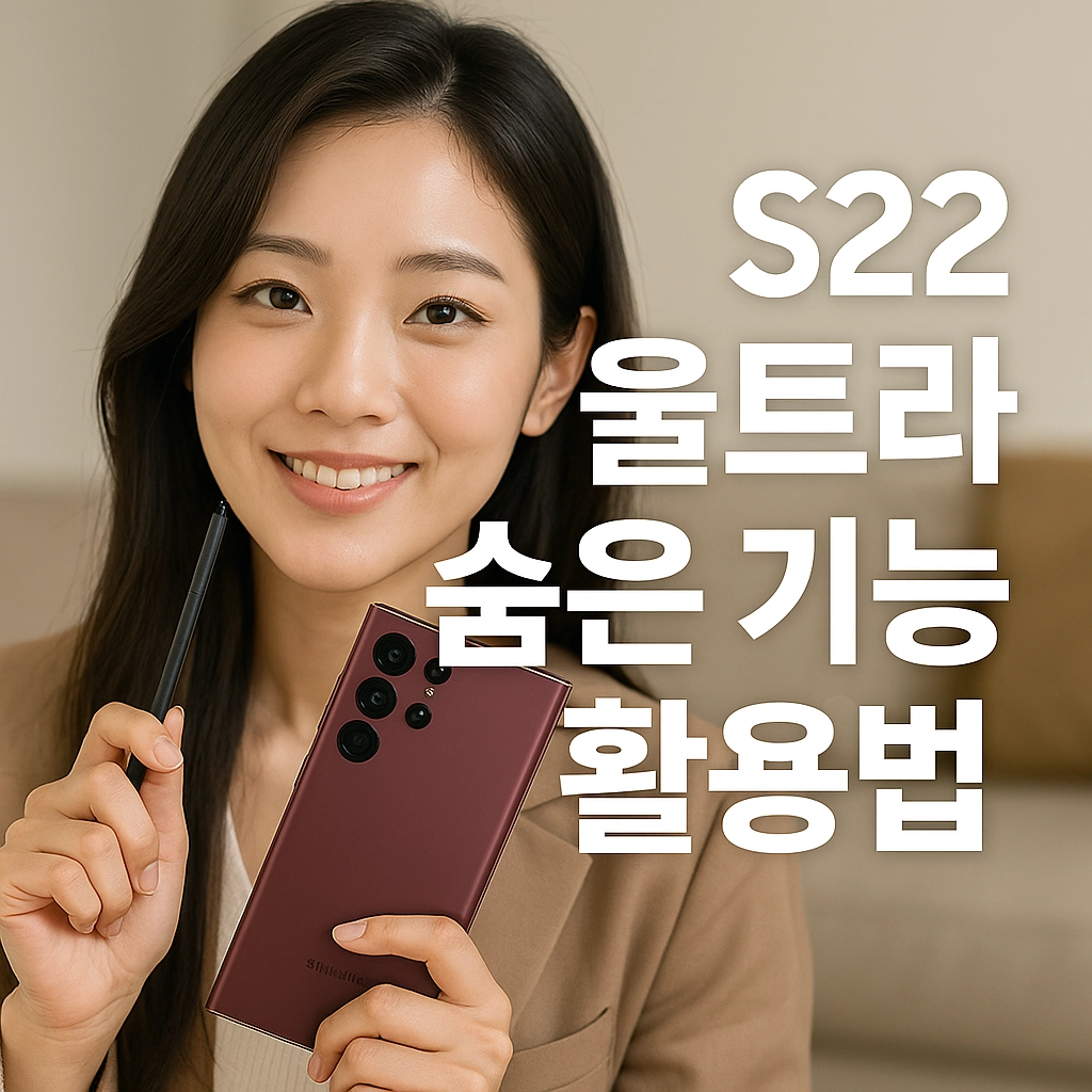s22 울트라 숨은 기능 활용법