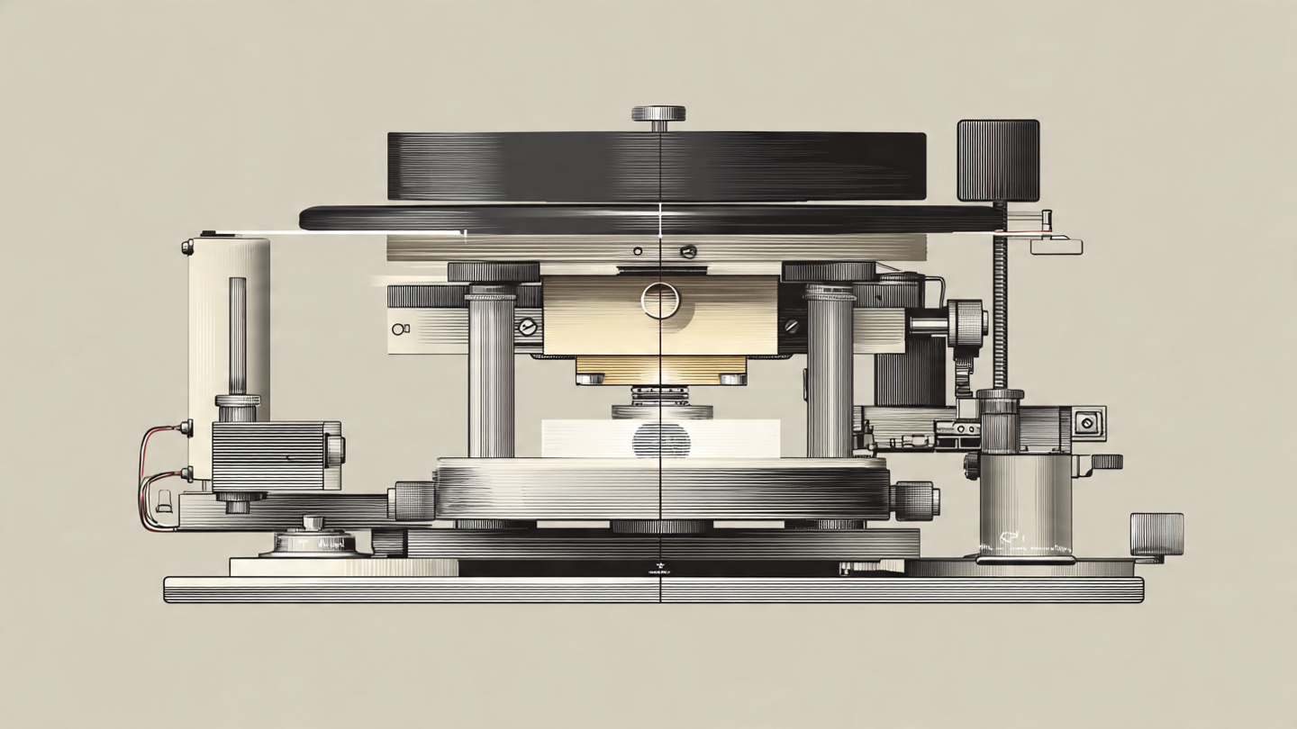 커팅 래스가 홈을 새기는 순간