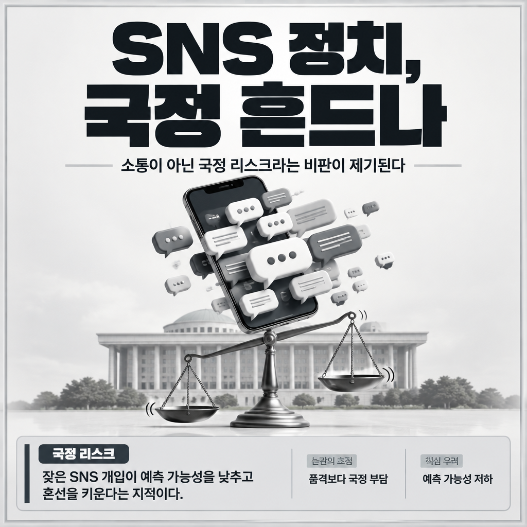 SNS 정치, 국정 흔드나