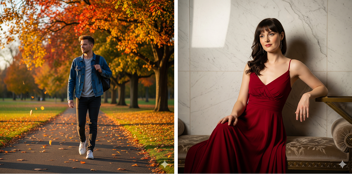 ファッション写真用テンプレート