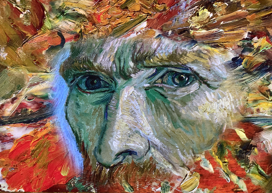 빛의 벙커 고흐 미디어 아트-고흐 자화상