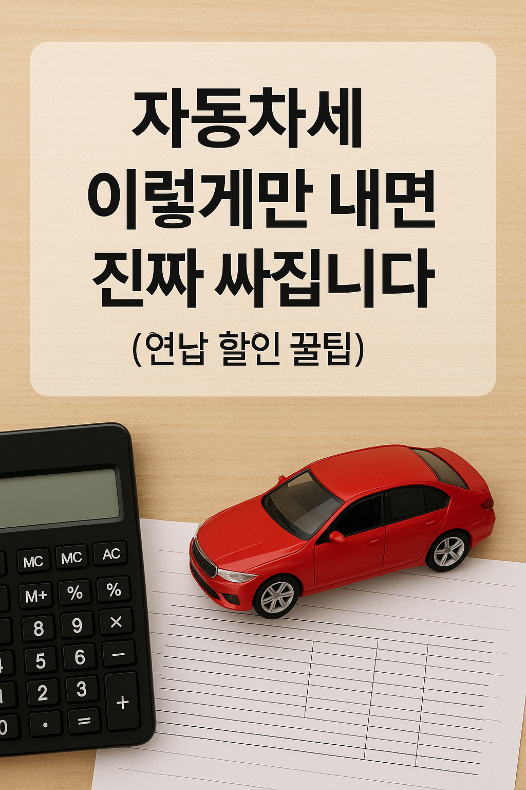 자동차세 할인 관련 이미지