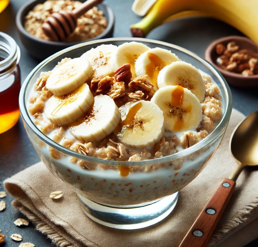 바나나 오트밀 요거트
