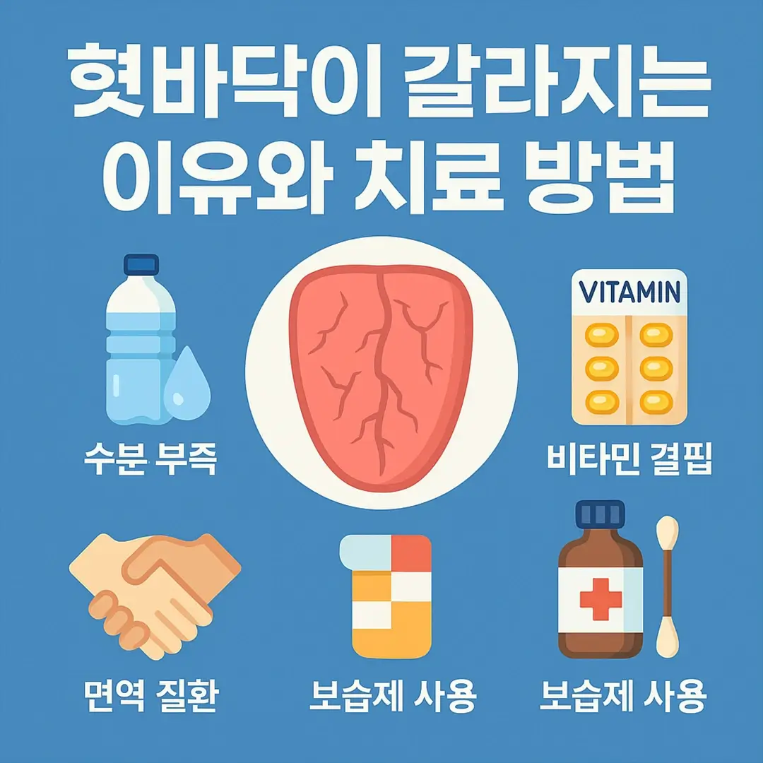 혓바닥이갈라지는이유 갈라짐 치료방법