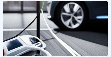 전기차 배터리 충전 모습