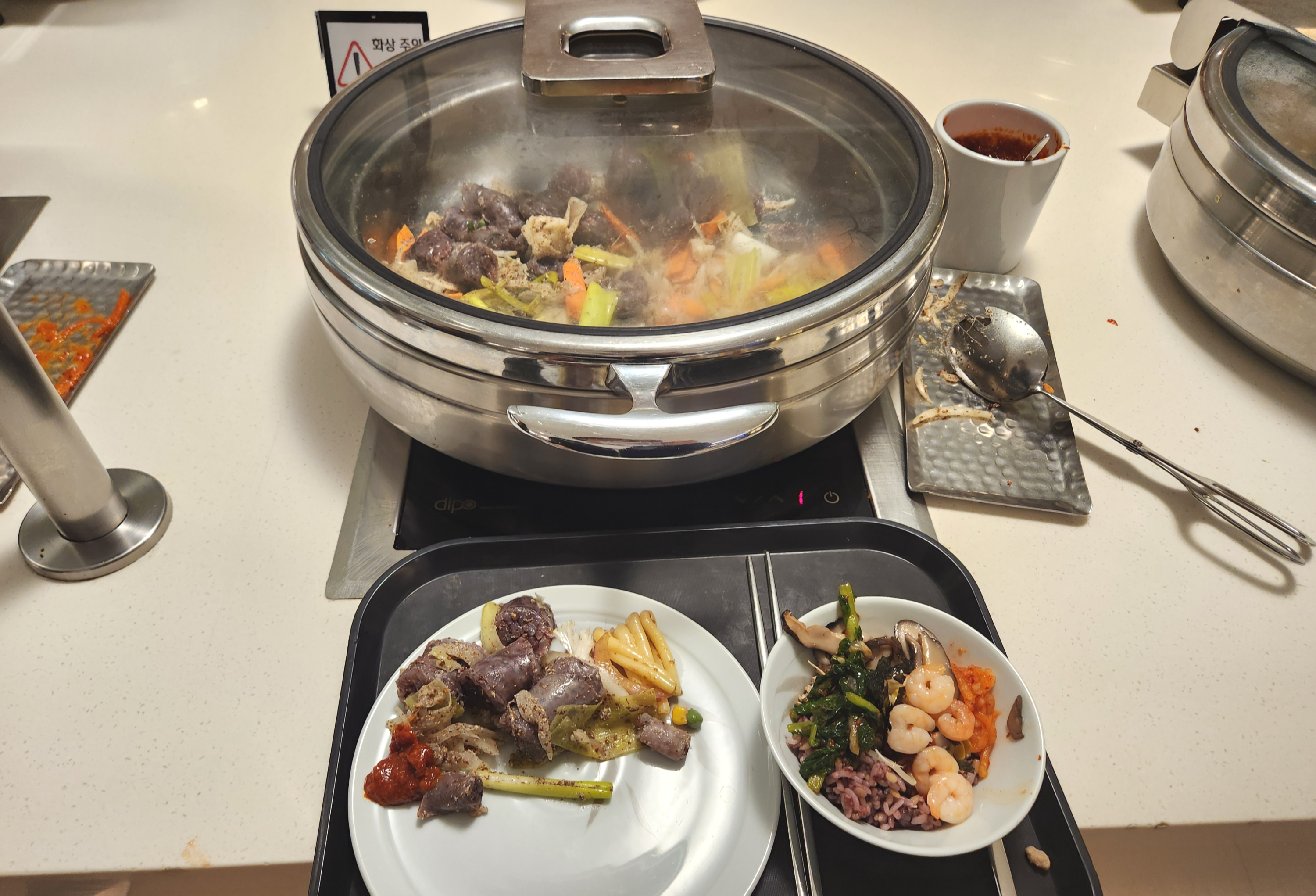 인천공항 대한항공 프레스티지석 라운지 음식