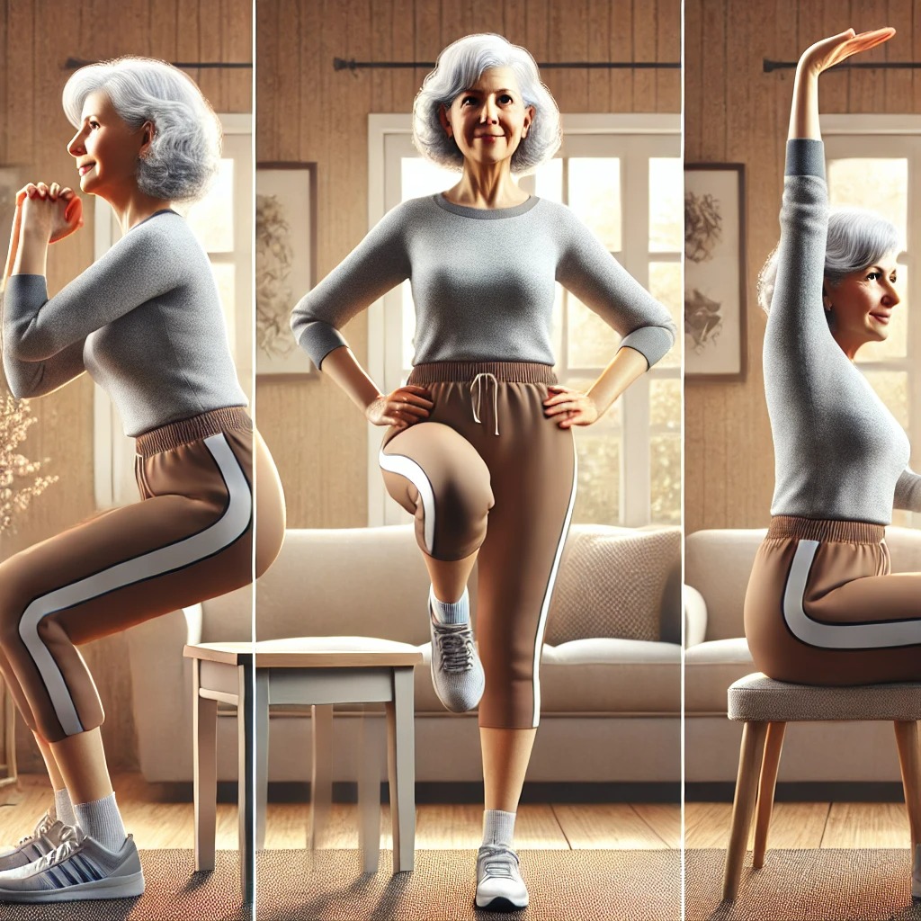 70대 노인의 근력운동