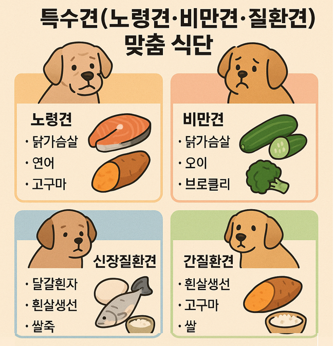 특수견(노령견&middot;비만견&middot;질환견) 맞춤 식단 이미지