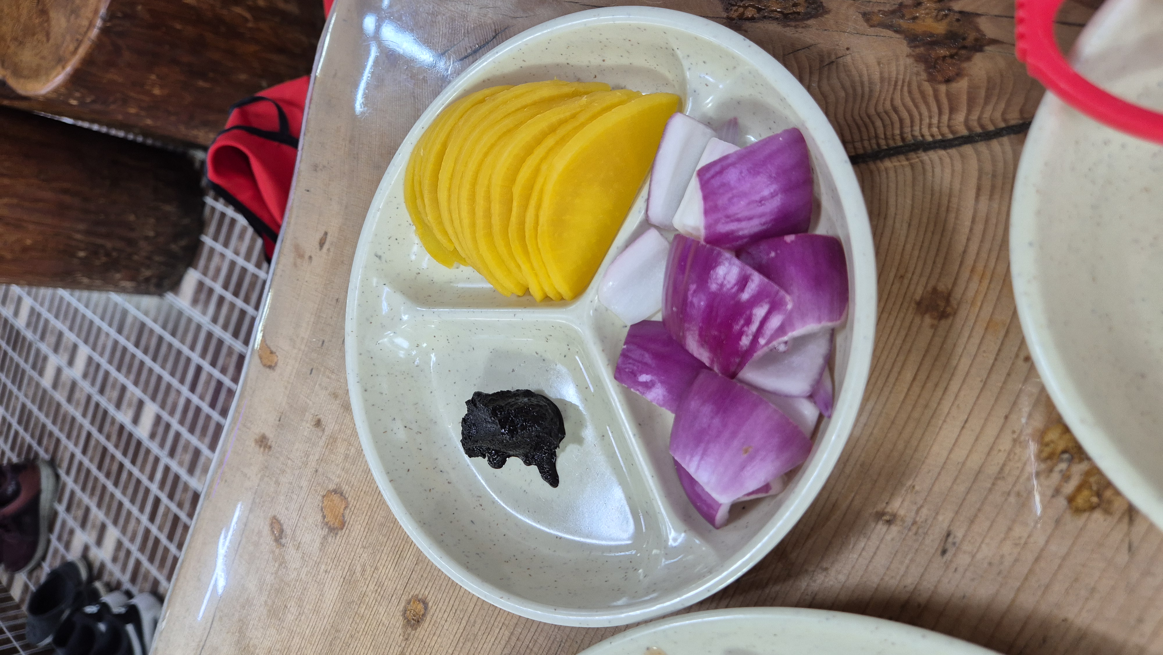 적양파가 너무 달달하고 맛있다.