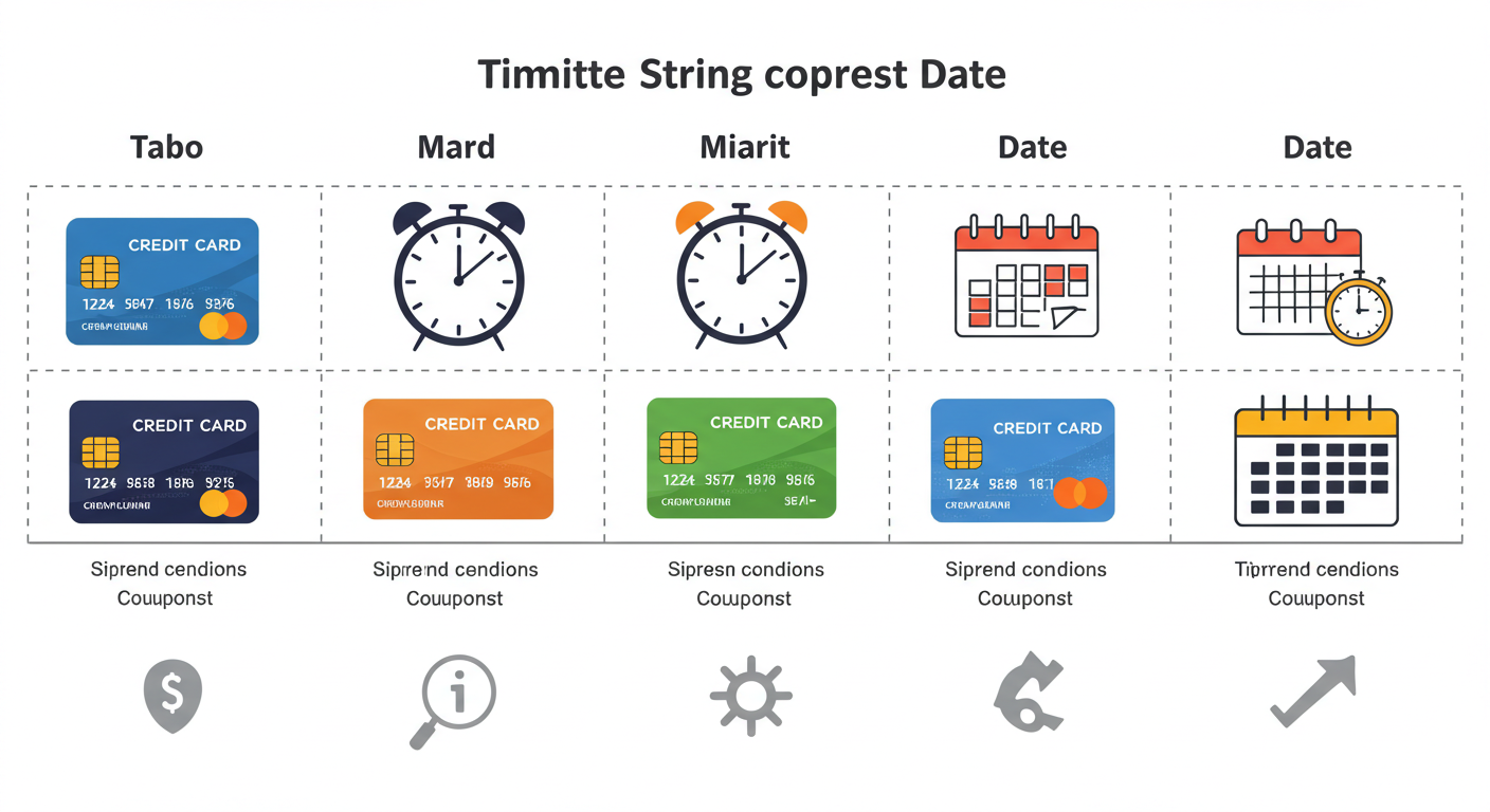 주요 카드사의 소비쿠폰 수령 시점을 비교하는 표 형태 일러스트