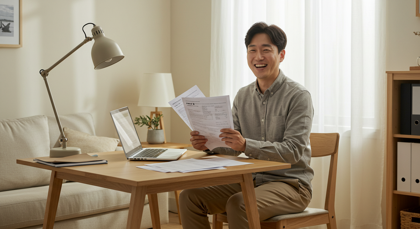 홈택스, 원천징수영수증