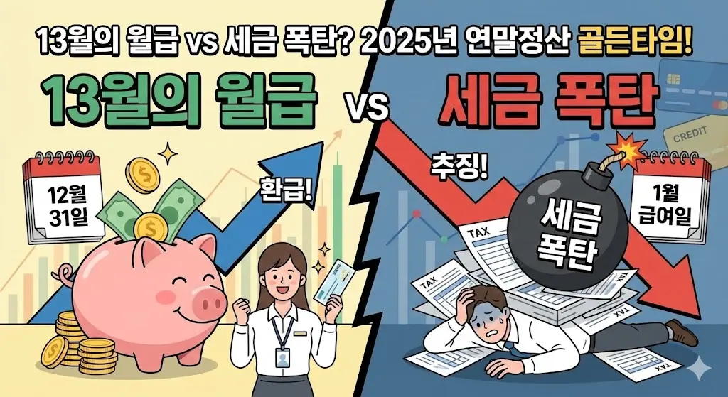 세금 폭탄? 2025년 연말정산, 12월 31일 전 무조건 체크해야 할 3가지