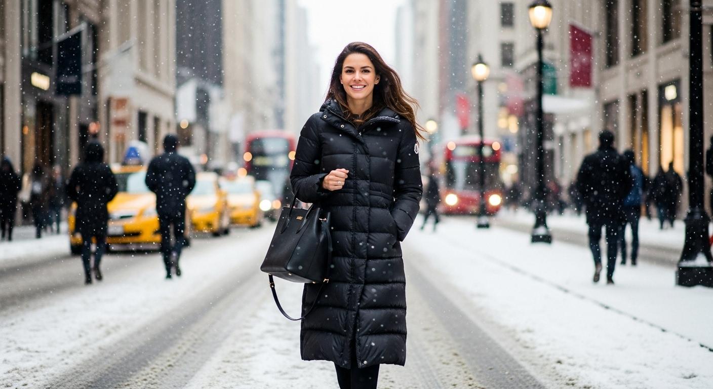 몽클레어 롱패딩 여성