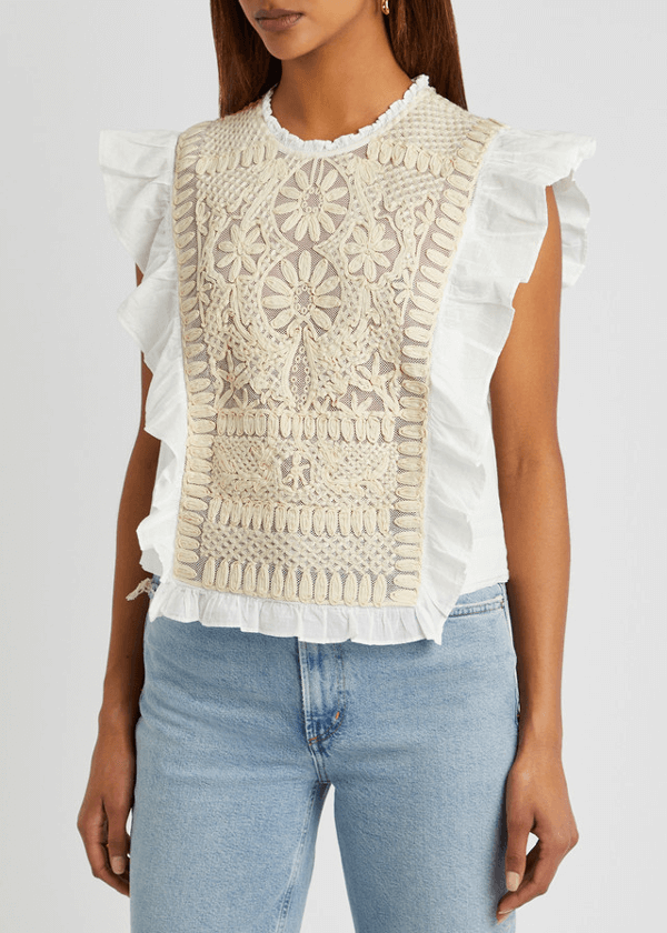 끝내주는 해결사 이지아 베로니카비어드 블라우스