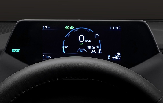 토요타 프리우스 플러그인 하이브리드 내부디자인