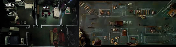 크라임씬-세트장-영화-도그빌