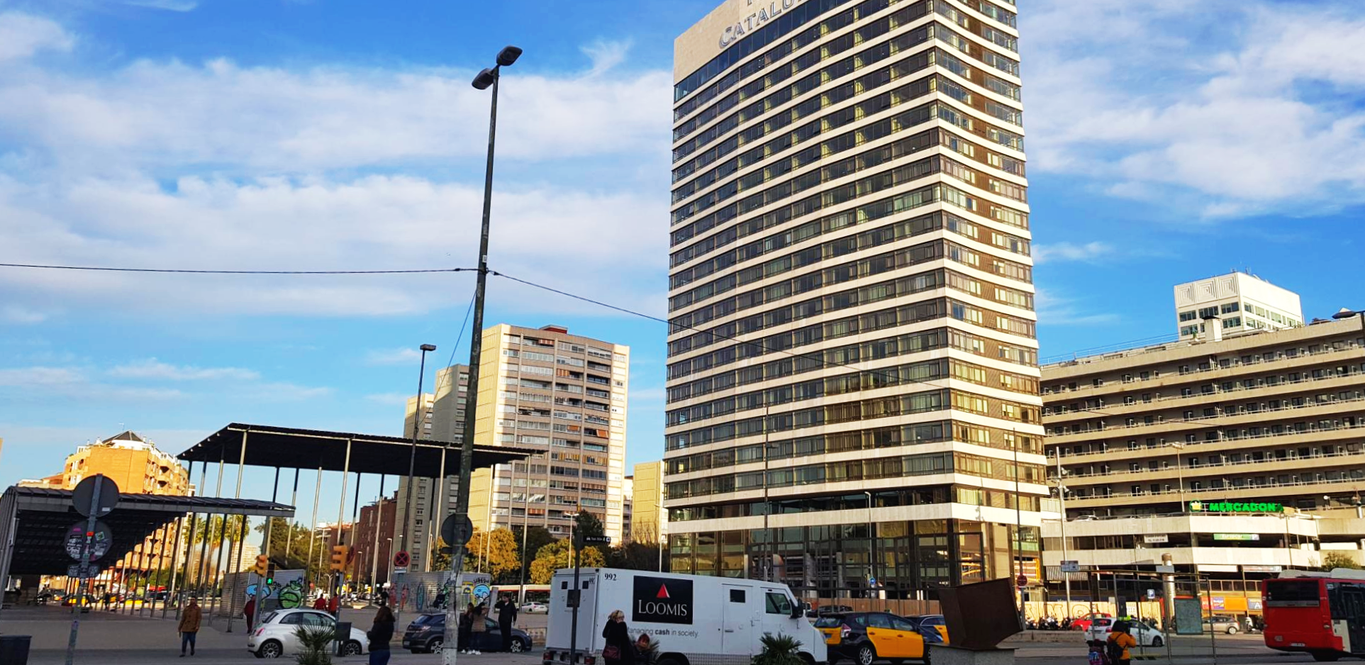 스페인 바르셀로나 상트역 앞