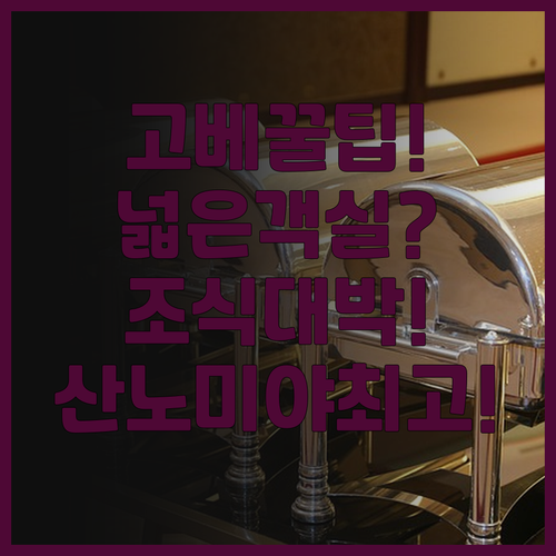 호텔 선루트 소프라 고베 후기 추천!..