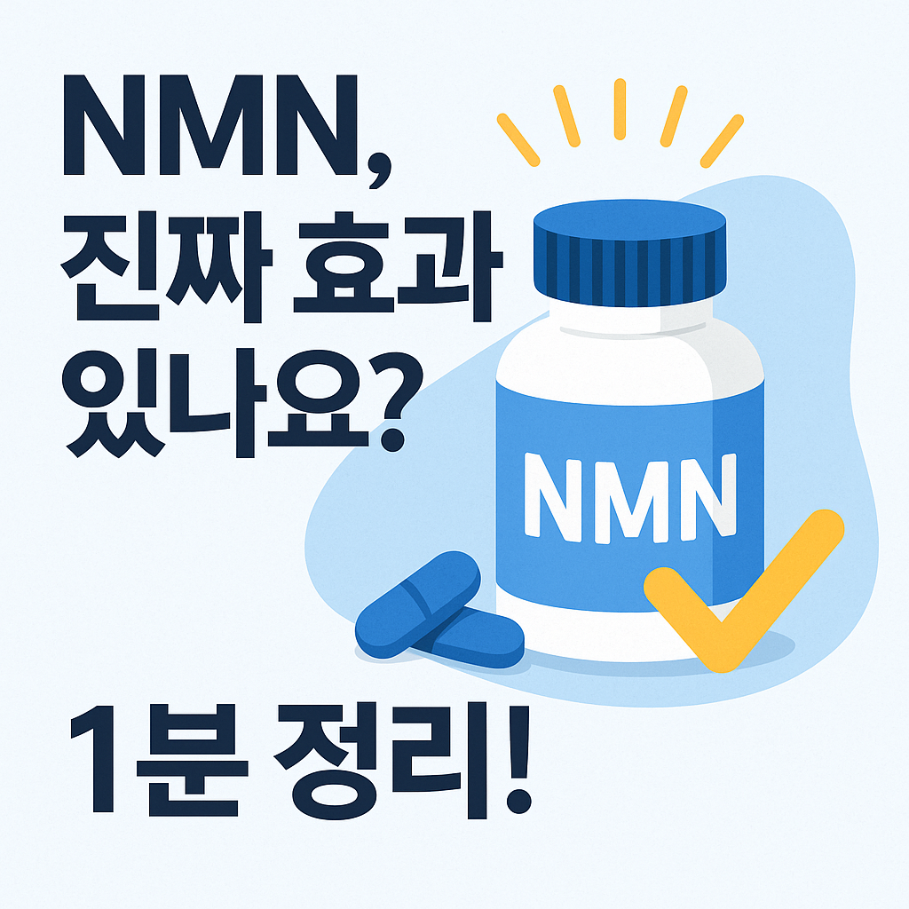NMN 효능 복용법 부작용 총정리! NAD+ 역할까지 한 번에 끝내는 완전 가이드