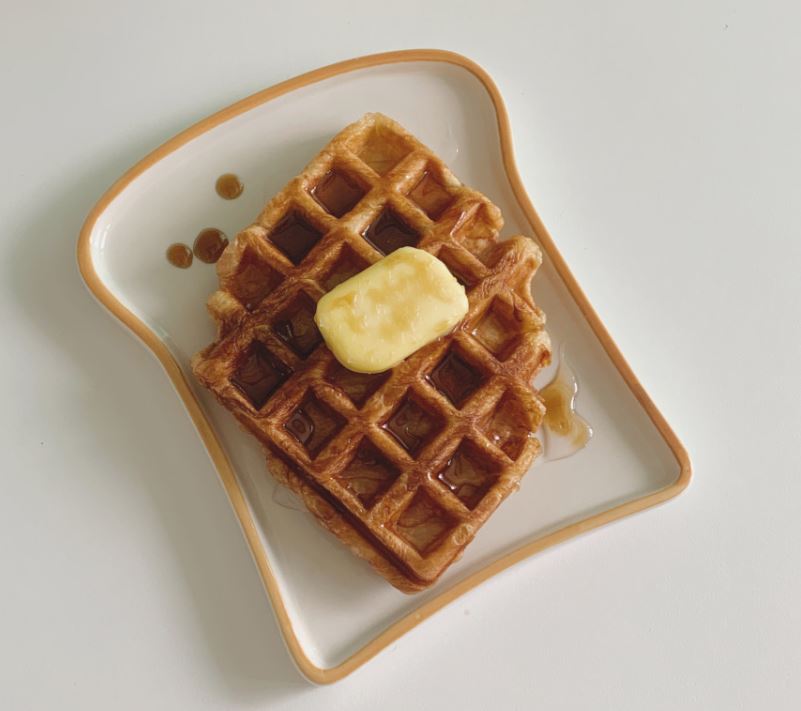 퀴셰_토스트_모양_귀여운_접시