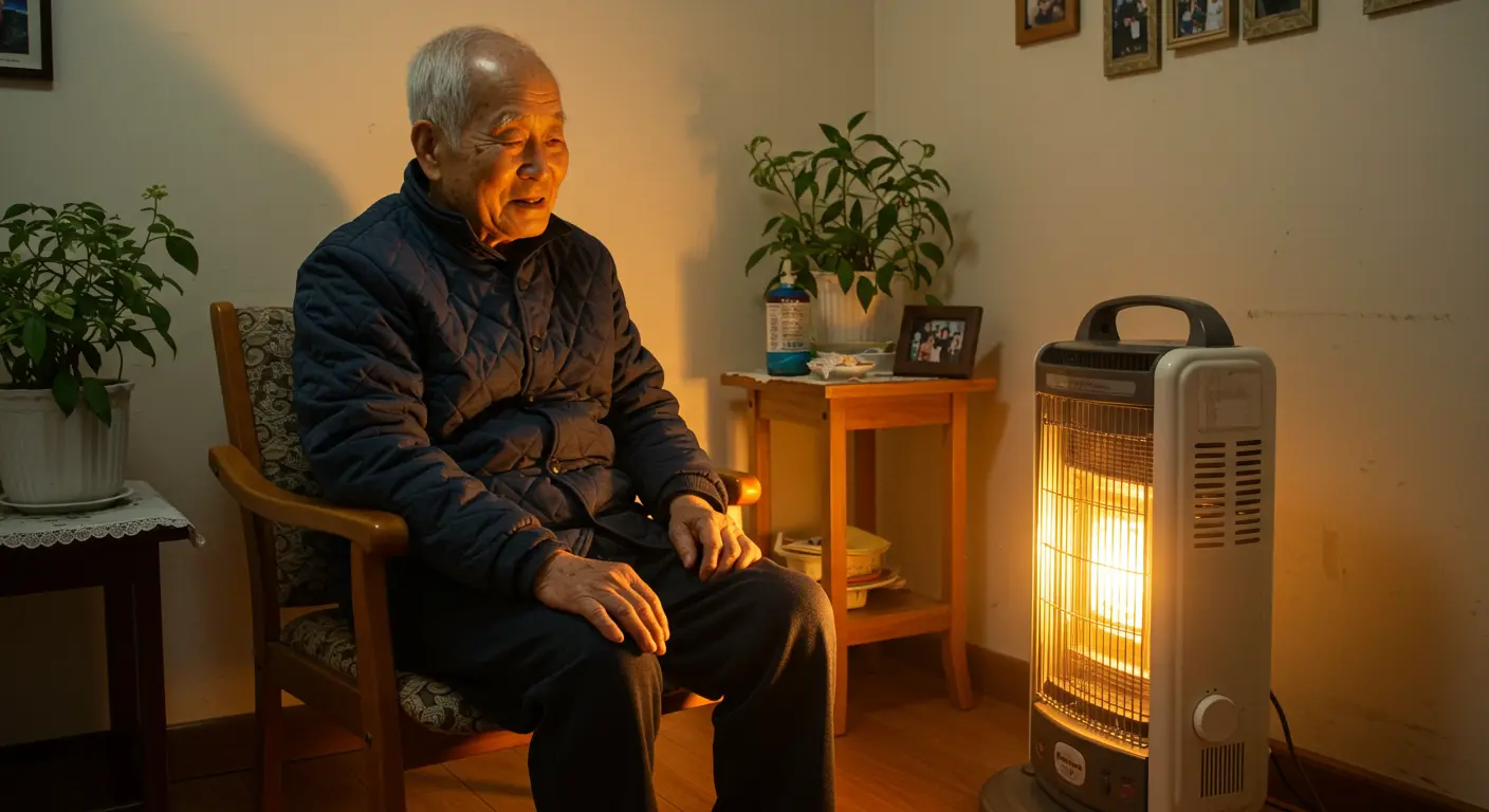 연료비 지원으로 난방하는 노인