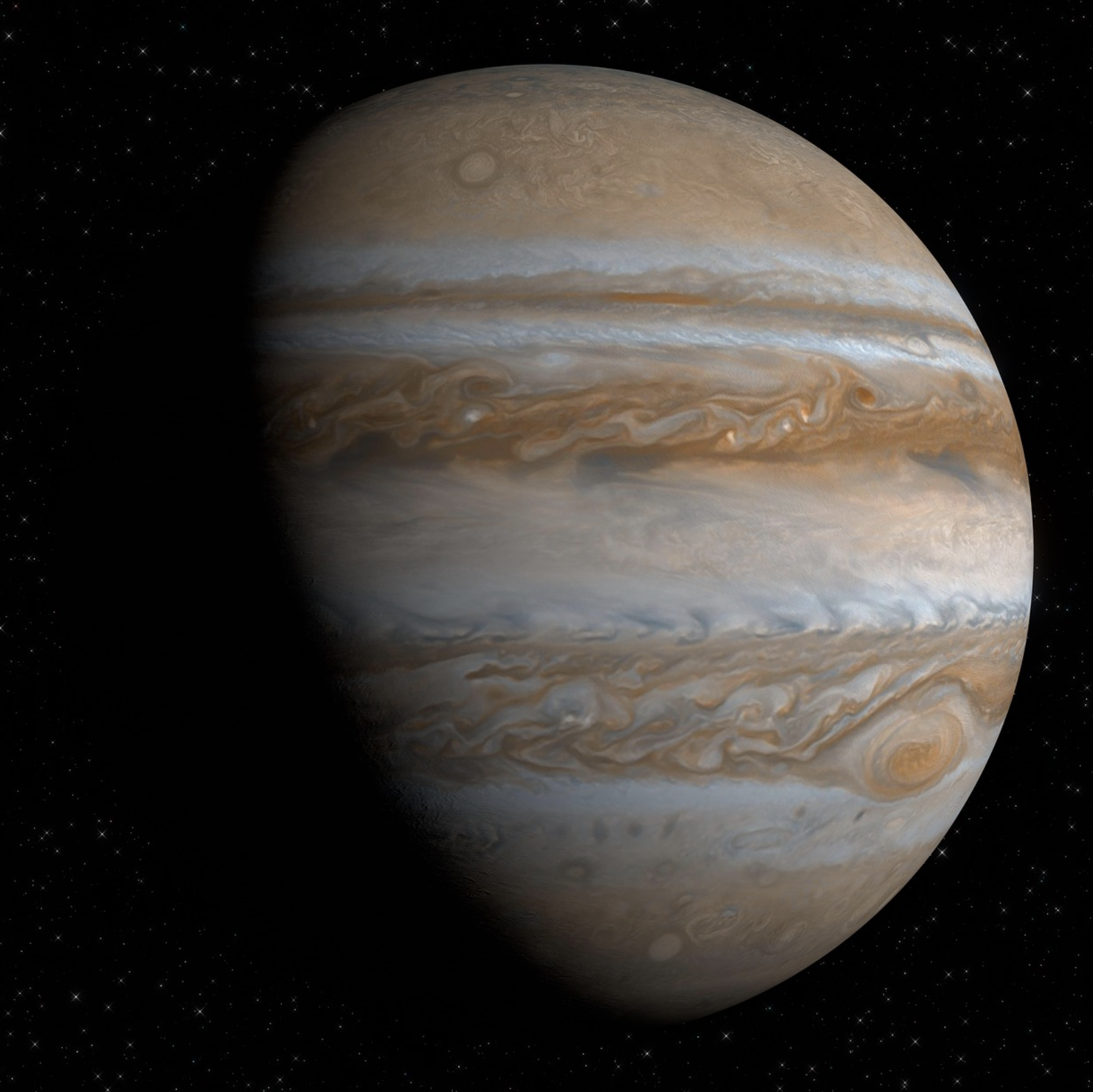 목성의 아름다운 줄무늬