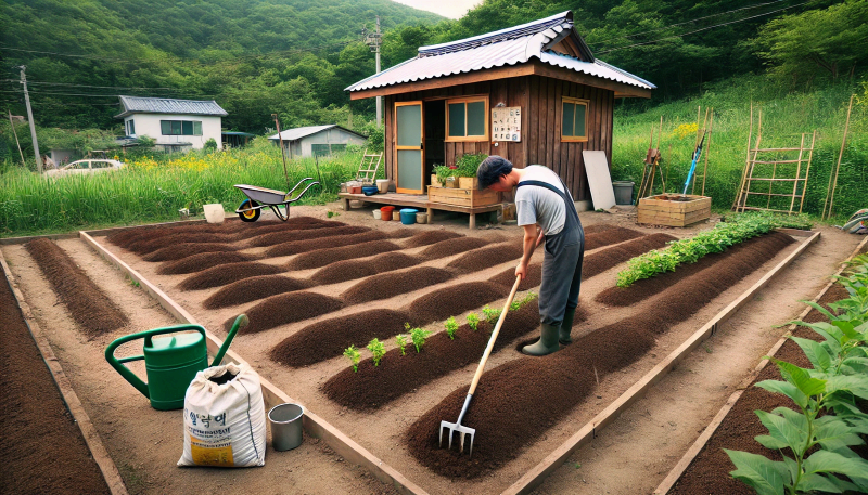 4월 텃밭 준비 필수! 두둑 만드는 방법과 초보도 쉬운 거름 주는 법
