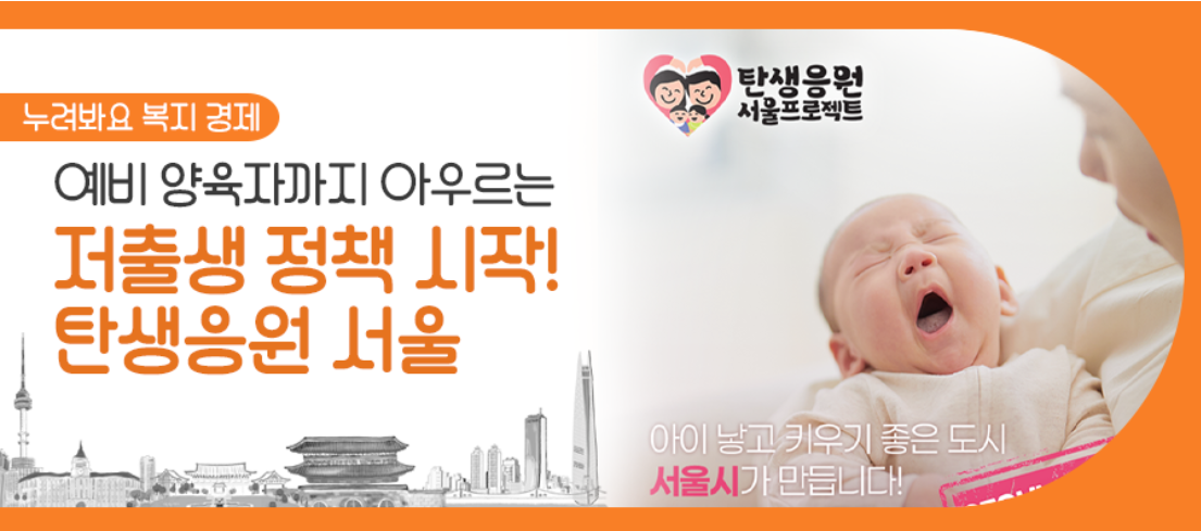 탄생응원 서울 포스터