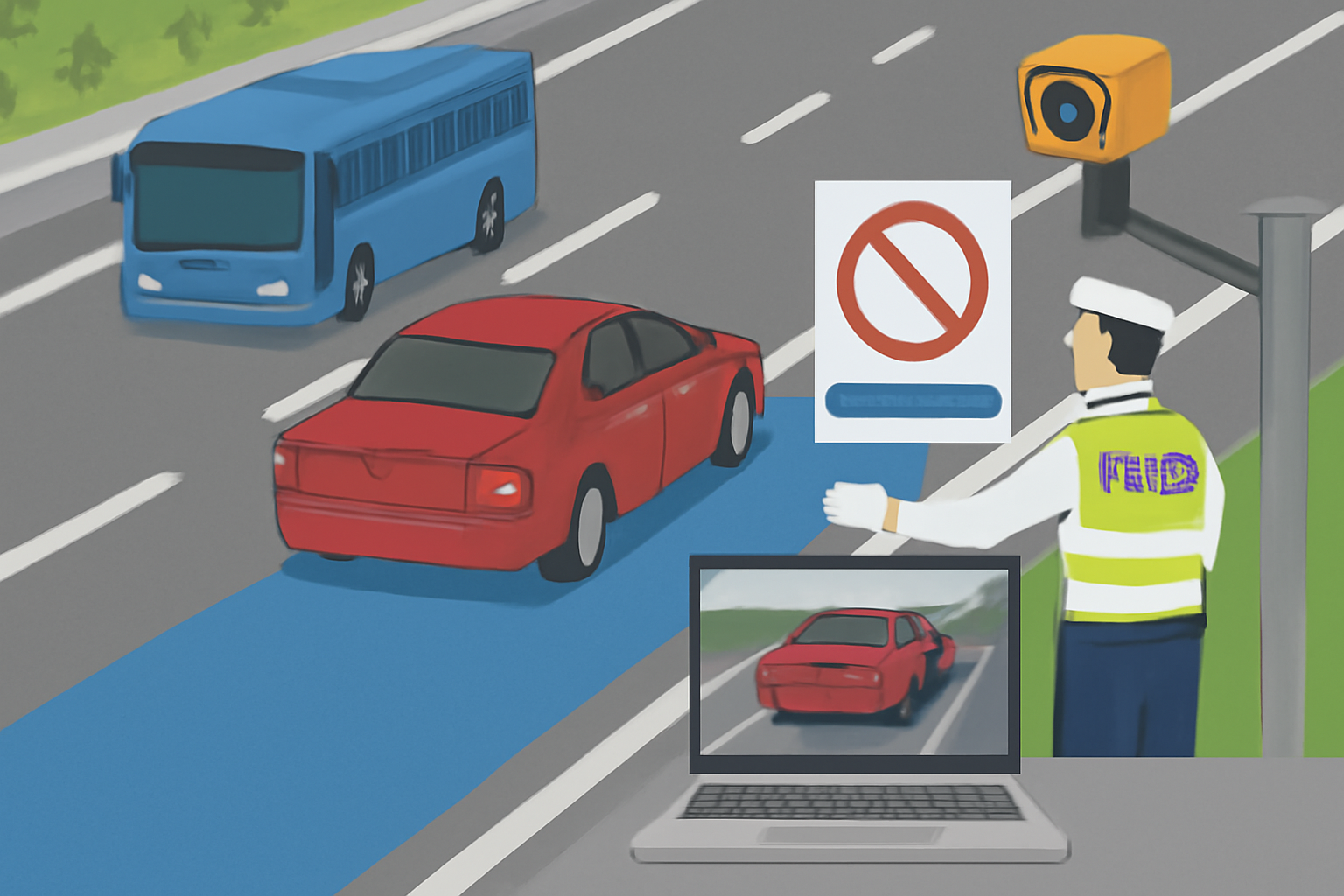 버스전용차로 단속시간·과태료 총정리|서울·고속도로 위반 기준 완벽 가이드 관련 사진