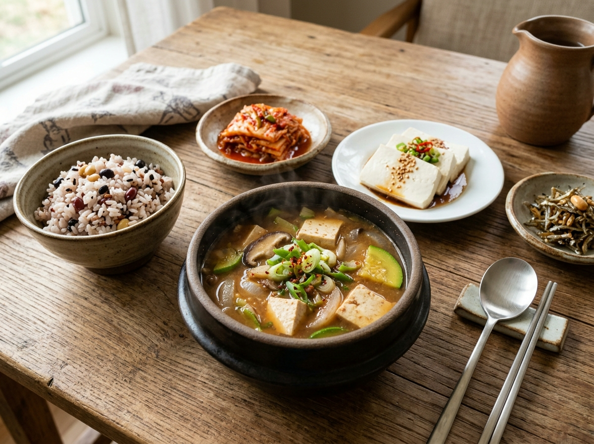 발효식 한끼, 된장찌개 장건강, 발효 단백질, 장내미생물 식단