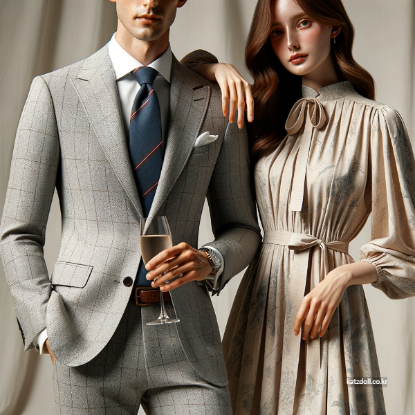 하객룩-남자-여자