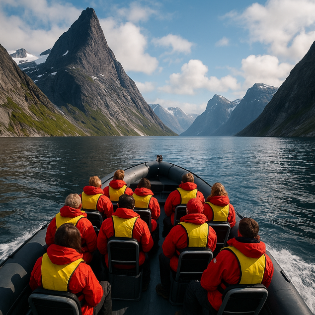 피오르드 체험 사진