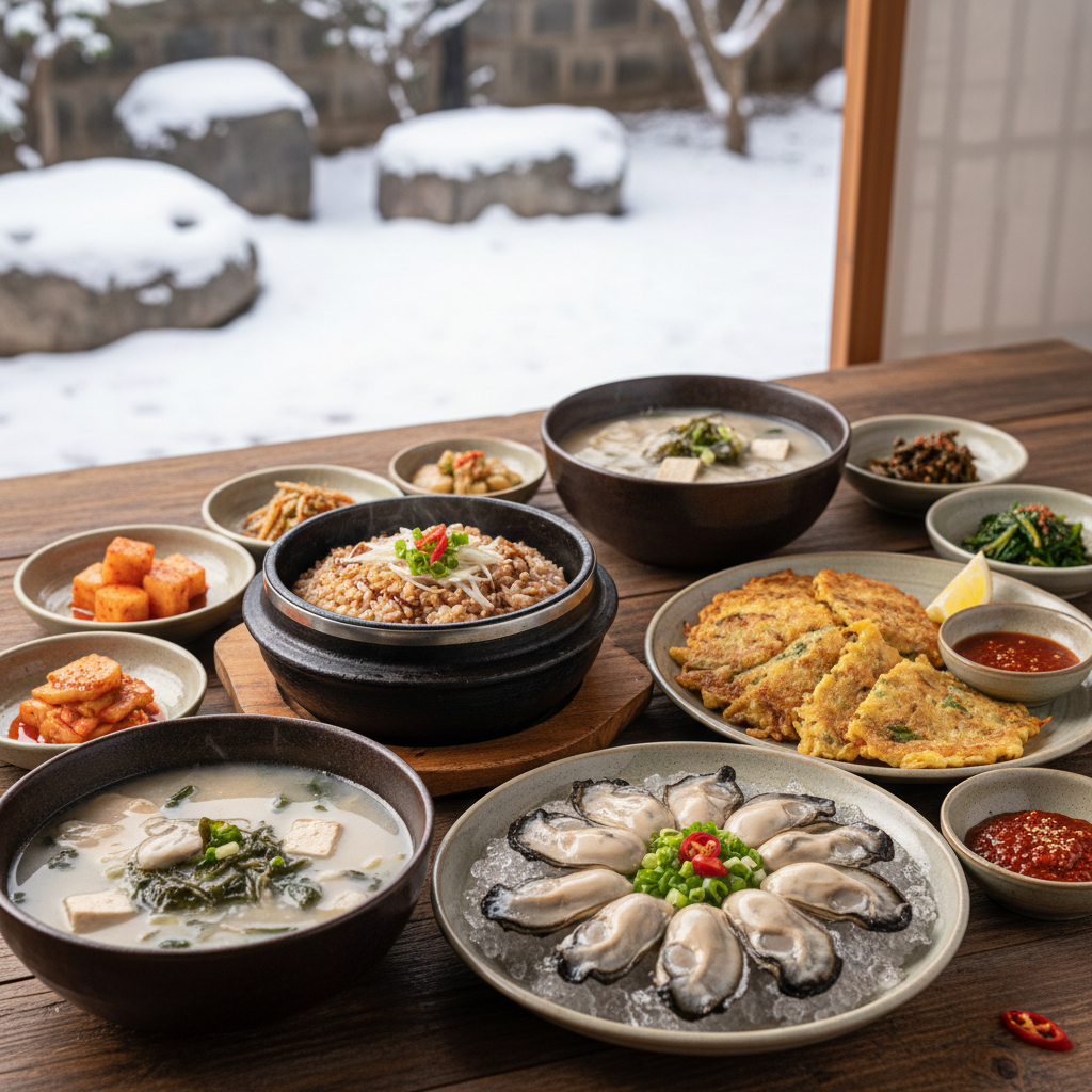 1월 제철 음식