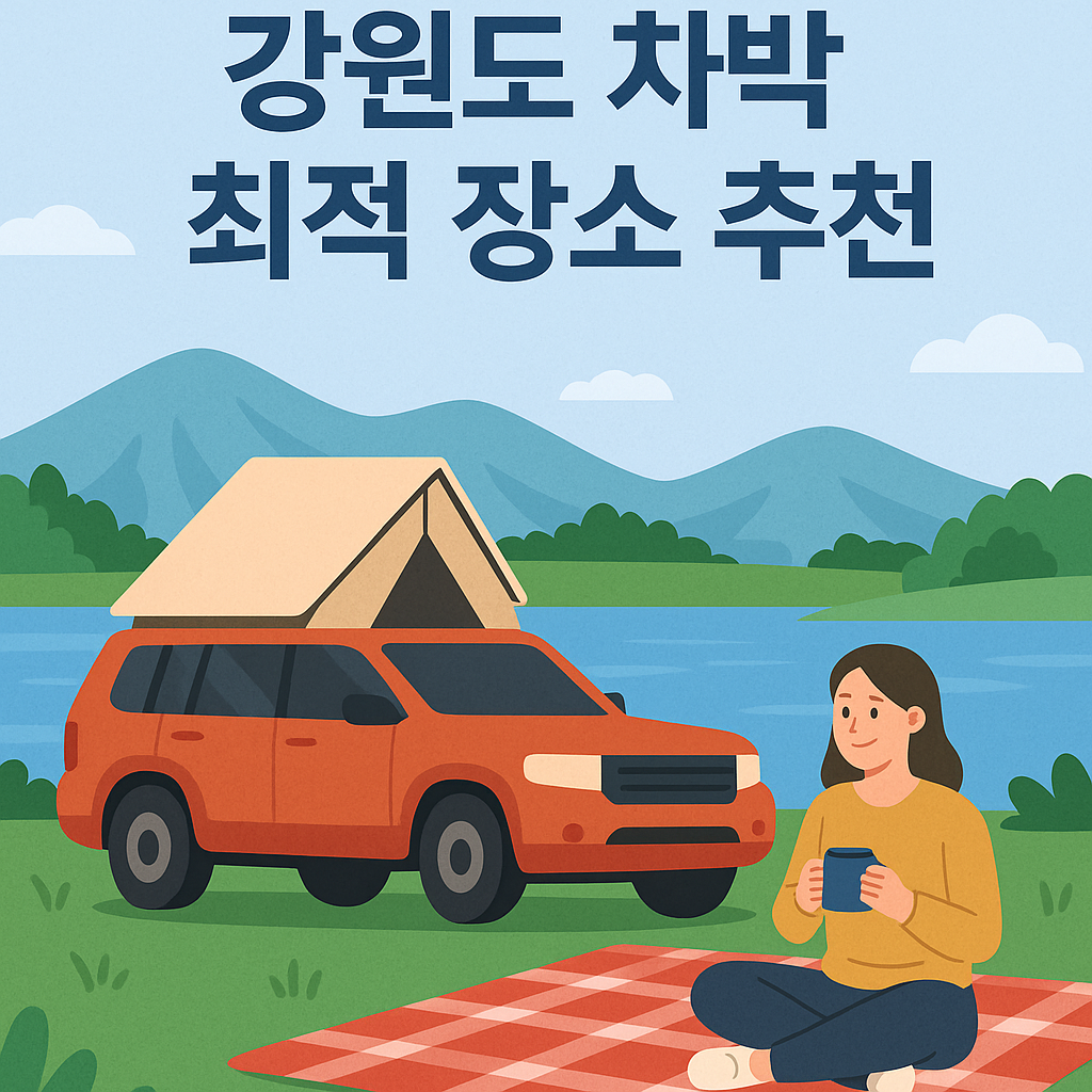 강원도 차박 최적 장소 추천 관련 이미지 사진