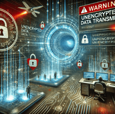 DeepSeek의 암호화되지 않은 데이터 전송