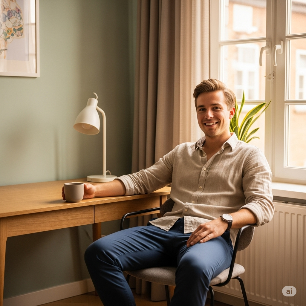 오후 시간 자위