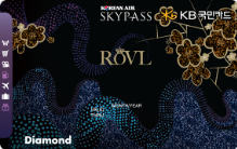 국민 ROVL 다이아몬드(스카이패스) 기업카드