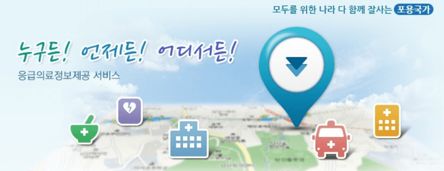 병원, 약국 찾는 사이트