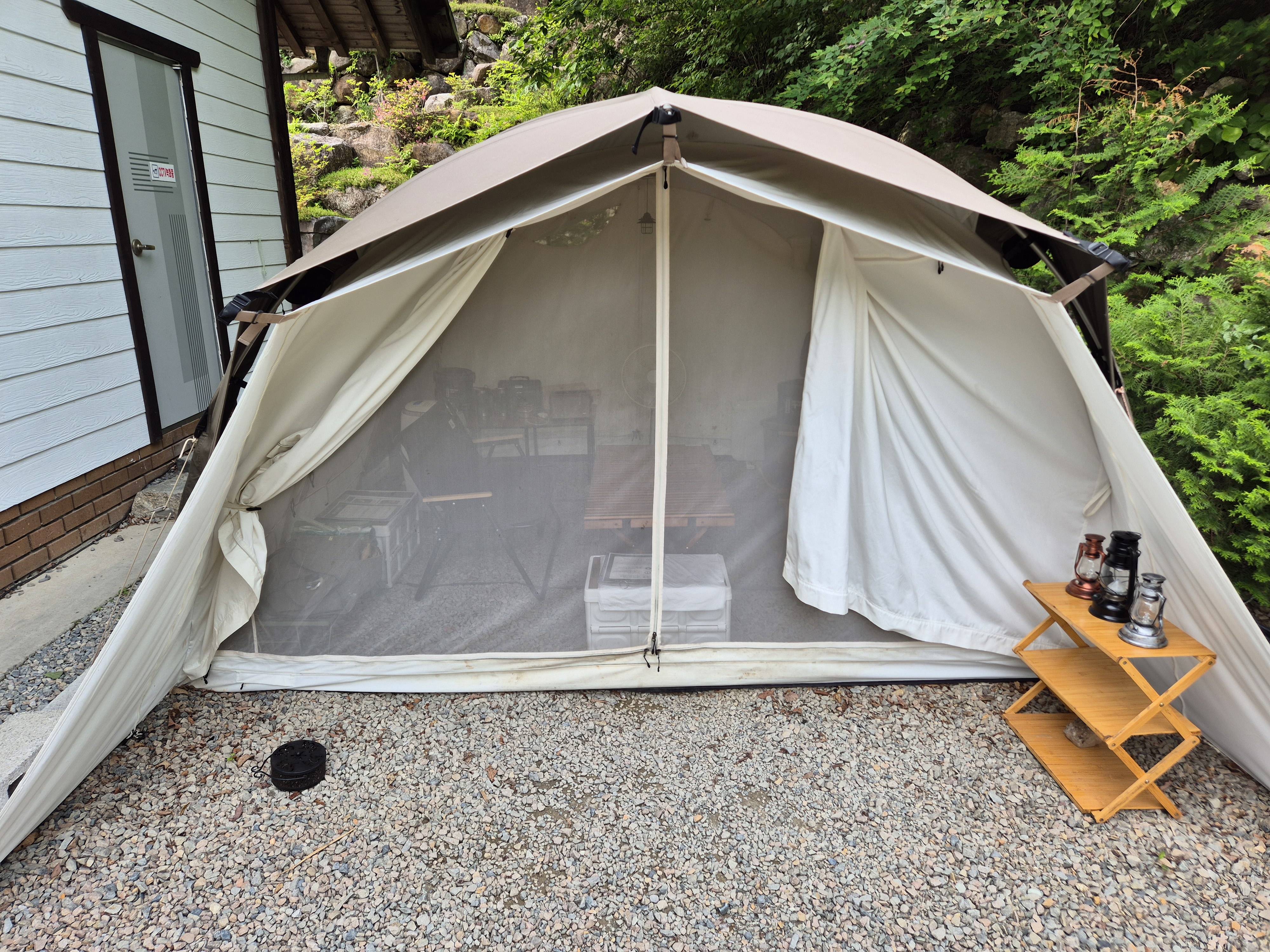 B시트 식사텐트