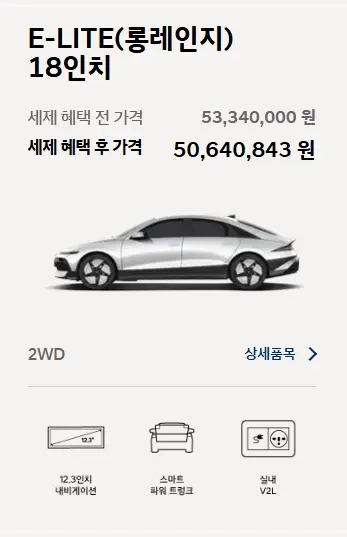 더-뉴-아이오닉6-제원-가격-연비-모의견적